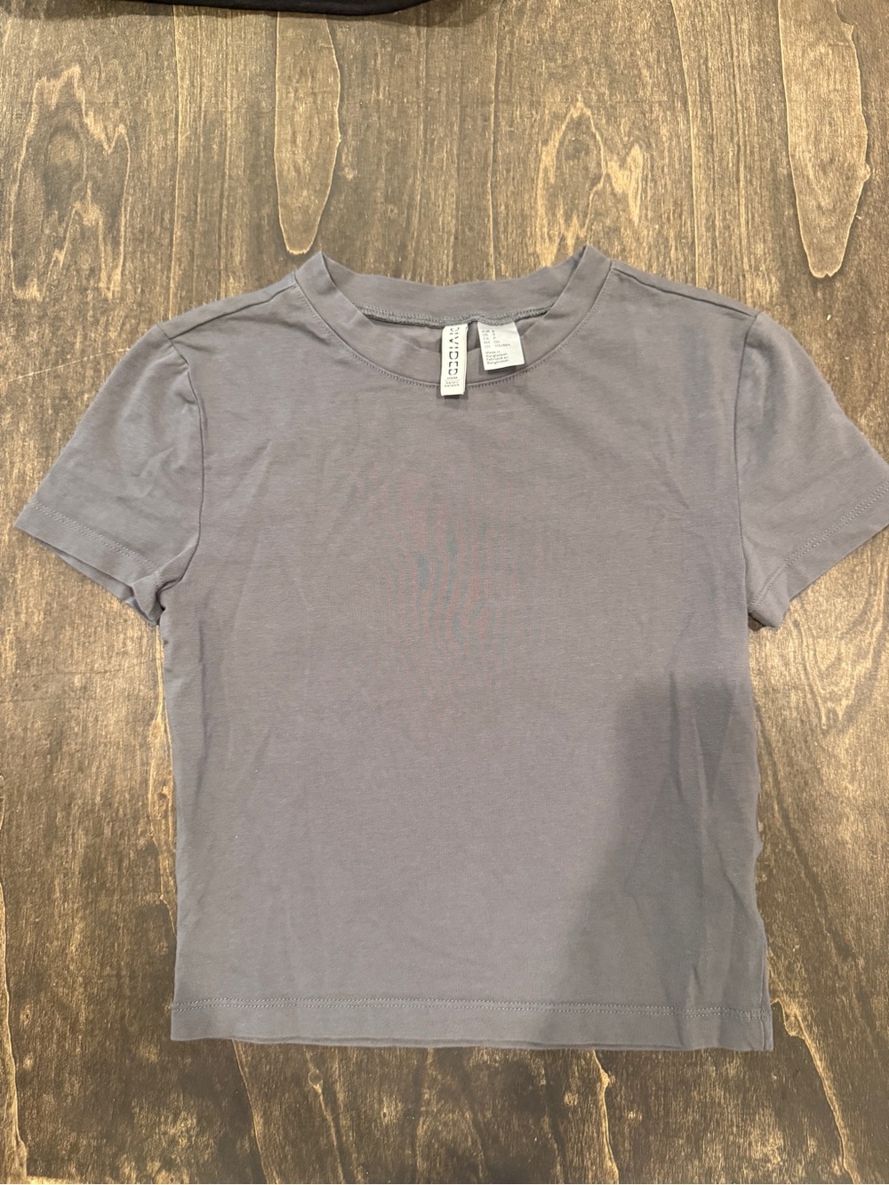 H&M Basic Crewneck Tee in Grey